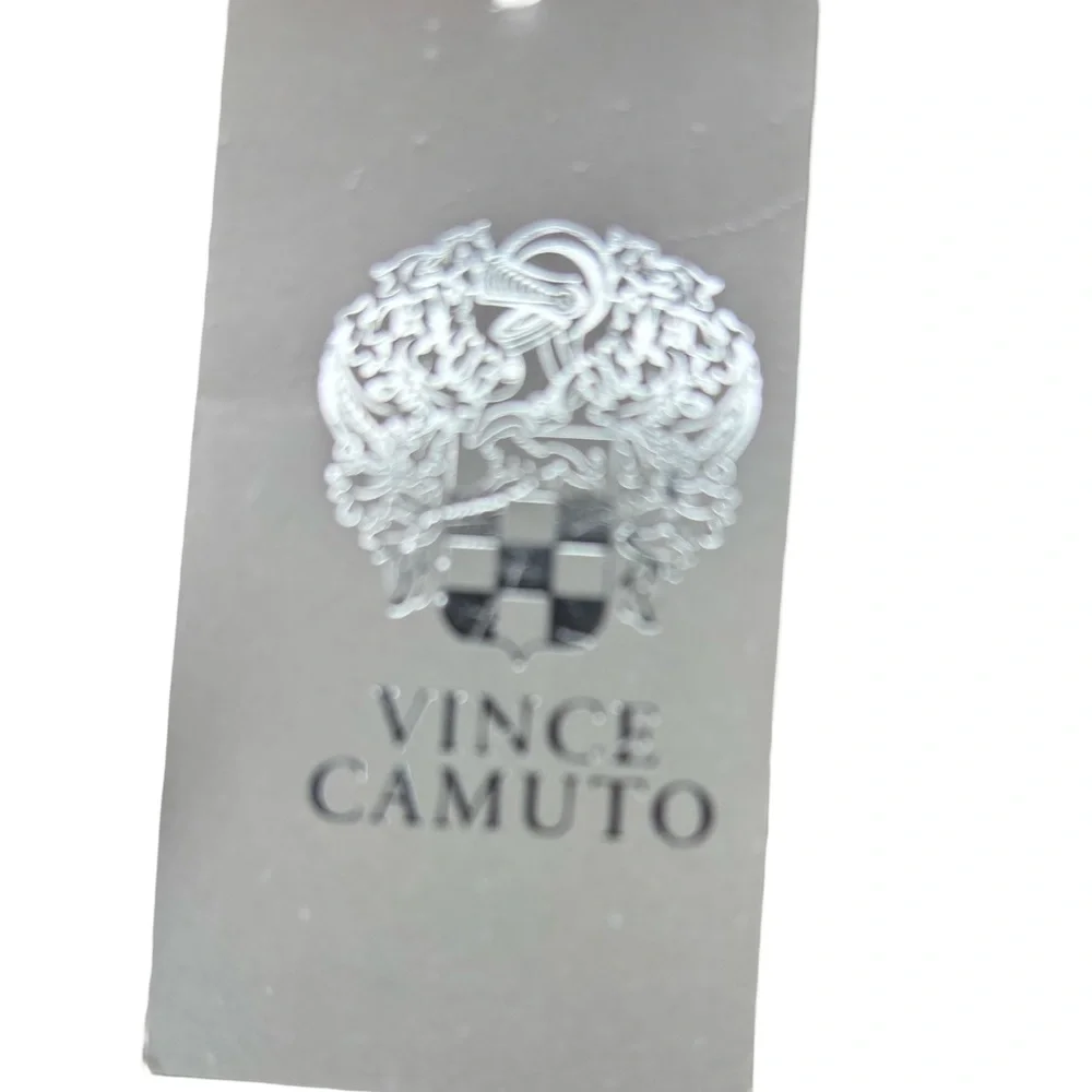 Vince Camuto Quilted Gray Cosmetic Bag
